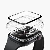Vonmahlen Apple Watch SE için 44mm Koruyucu Kapak - Şeffaf