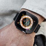 Vonmahlen Apple Watch Ultra 1/2 için 49mm Koruyucu Kapak - Siyah