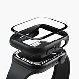 Vonmahlen Apple Watch SE için 40mm Koruyucu Kapak - Siyah
