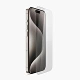 Vonmahlen iPhone 15 Pro Max için Şeffaf Kılıf + Ekran Koruyucu Güvenlik Paketi