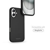 Vonmahlen Yumuşak Silikon Kapak & Kılıf iPhone 16 - Siyah