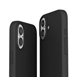 Vonmahlen Yumuşak Silikon Kapak & Kılıf iPhone 16 - Siyah
