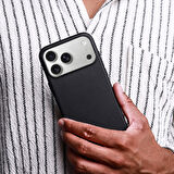 Vonmahlen iPhone 17 Pro Like Deri Kılıf - Siyah