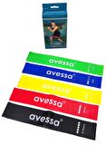 Avessa Lab-Set50 Latex Egzersiz Band Seti 5li