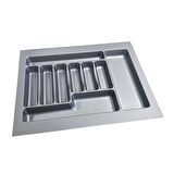Çekmece İçi Kaşıklık 62 x 49 cm Gri Mutfak Çekmece Düzenleyici 