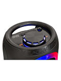 Kımıso QS3636 Bluetooth Hoparlör Rgb LED Fm Radyo 2X5W 2x4"