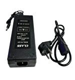 CLASS 12Volt 10Amper 120Watt Plastik Kasa Adaptör 12V 10A 5.5x2.5mm Jak Fişli