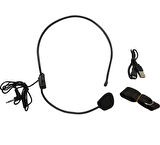 Subzero KTX 1601 Mikrofonlu Rehber Öğretmen Amfisi USB/TF/AUX FM Destekli Hoparlör