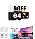Baff 64GB Hafıza Kartı Video Kayıt Destekli UHS-I U3 A2
