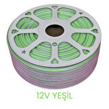Hightek 12V Yeşil Neon Şerit LED 100 Metre