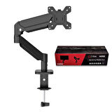S Line Tek Kollu Gas Spring 13"-32" 8 kg Monitör Askı Aparatı