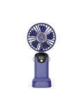 BATUR Taşınabilir Mini El Fanı 5 Ayarlı LED Ekranlı Mini El Tipi Hızı Sessiz Çalışma SL608 - MOR