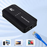 4G Mini CPE Router, Sim Kart Yuvası ile C Tipi Şarjlı, Gigabit Ethernet Yönlendirici RJ45 Portulu