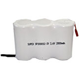 SUPEX 3.6V 2000 mAH 3LÜ Yanyana Süpürge Pili