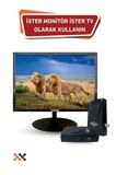 ROSE 19" 49 Ekran 12v Full Hd Karavan - Tekne - Yat Lcd Monitör Tv Ve Highstar Dahili Wifili Uydu Alıcısı