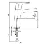 Luna Lavabo Bataryası- Altın 102808940