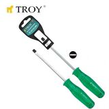 TROY 22131 Çakmalı Düz Tornavida (6.0x100mm)