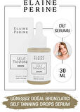 Elaine Perine Güneşsiz Bronzlaştırıcı Serum Kendiliğinden Eşit Ve Doğal Bronzlatıcı Bitki Bazlı Cilt Serumu 30ML