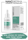 Nanoderma Akne Eğilimli Cilt Serum Sivilce Akne Karşıtı Gözenek Sıkılaştırıcı Arındırıcı Acne Prone Serum 30ML