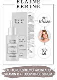 Elaine Perine %15 C Vitamini + %1 E Vitamini Serumu Cilt Tonu Eşitleyici Aydınlatıcı Kolajen Artırıcı Serum 30ML