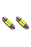 31mm Beyaz 16 Smd Sofit Oto Led Ampulü