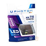 Photon PH7018CB Büyük Dipsiz Led Beyaz T10 W5W 18 Led 12V 2'li