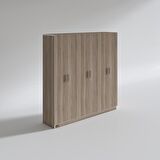 Kenzlife gardırop 6 kapaklı kapılı anemon 180*180*42 crd gardolap dolap