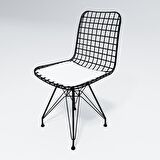 Knsz kafes tel sandalyesi 4 lü mazlum syhbyz ofis cafe bahçe mutfak