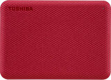 Toshiba Canvio Advance 2TB 2,5" USB 3.2 Gen-1 Taşınabilir HDD - Red (HDTCA20ER3AA)