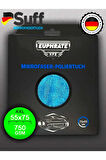Euphrate Mikrofiber Oto Kurulama ve Temizlik Alman Tank Bezi 75x55 cm. Renk: Mavi 750 GSM