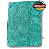 Euphrate Mikrofiber Oto Kurulama ve Temizlik Alman Tank Bezi 75x55 cm. Renk: Yeşil 750 GSM