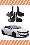 Peugeot 508 Tuning yazılı 4’lü tozluk çamurluk paçalık şık tasarım