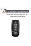 Chery Tiggo 8 Pro Anahtar Koruma Kılıfı Beyaz Gümüş