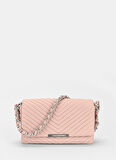Pembe 17x7x25 Kadın Deri Çapraz Çanta IRISQUILTINGSILKYLEATHER9006