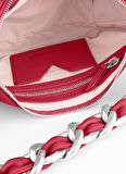 Pembe 13x7x25 Kadın Deri El Çantası IVYCHAINGRAINY9007