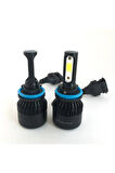 Duo H8 Gri Kasa Yeni Seri Led Xenon 6000 Lümen Headlıght