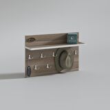 Kenzlife elbise askılığı akasya crd vestiyer portmanto askı askılık