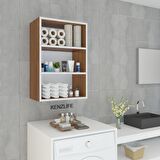 Kenzlife mutfak dolabı ıtır 090.060.30 cvz 2 raflı kapaksız ofis banyo kiler evrak kitaplık