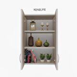 Kenzlife mutfak dolabı idil  060.060.32 crd 2 raflı kapaklı  ofis banyo kiler evrak kitaplık
