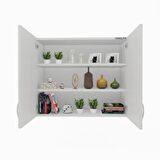 Kenzlife mutfak dolabı idil  090.090.32 byz 2 raflı kapaklı  ofis banyo kiler evrak kitaplık