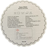 Clasy Ranforce %100 Pamuk 2 Adet Yastık Kılıfı Çiçekli Gri