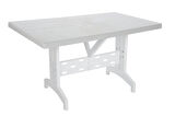 Omnipazar SY-2575 Beyaz Dikdörtgen Plastik Masa 70x120cm 