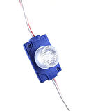 Led Modül Mavi Tekli Led Mercekli 12v Dc 1,5w İp 65 5 adet