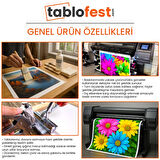 Sualtı Tapınağı - Turkuaz Işınlar Anime Kanvas Tablo