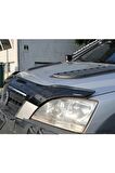 Kia Sorento Ön Kaput Koruyucu Rüzgarlığı 4mm Akrilik (abs) Piano Black 2002-2006