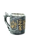 Harry Potter Hufflepuff 3D Kupa - Kabartmalı Harry Potter Kupa