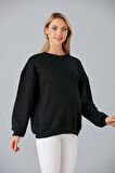 IŞŞIL 6487-Üç İplik Şardonlu Hamile Sweatshirt