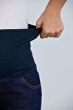 IŞŞIL 8798-Hamile Lycra Bol Paça Kot Pantolon