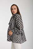 IŞŞIL 22218-Organize Puanlı OwerSize Hamile Bluz-Tunik