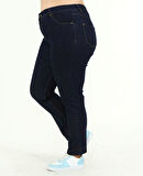 IŞŞIL 540-Büyük Beden Bilek Boy Esnek Kot Pantolon